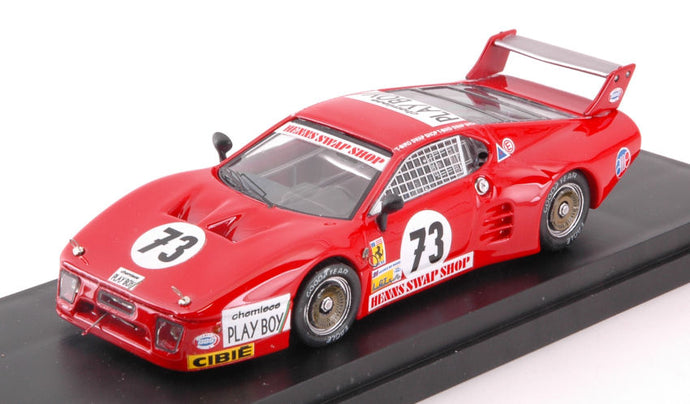 FERRARI 512 BB LM N 73 LE MANS 1982 LANIER - MORIN - HENN RED 1:43