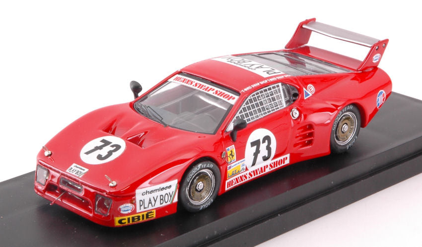 FERRARI 512 BB LM N 73 LE MANS 1982 LANIER - MORIN - HENN RED 1:43