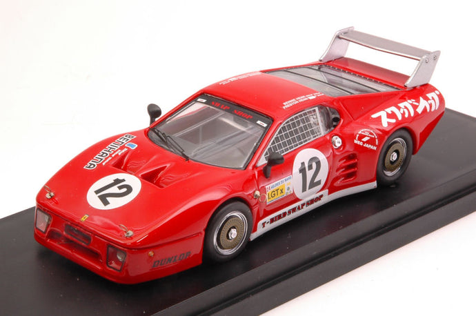 FERRARI 512BB LM N 12 FUJI 1982 HENN - HENN RED 1:43
