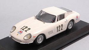 FERRARI 275 GTB/4 N 122 TARGA FLORIO 1967 STARRABBA - ORLANDO WHITE 1:43