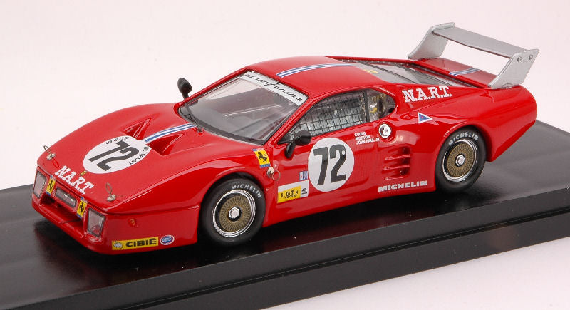 FERRARI 512BB LM TEAM N.A.R.T. N 72 24h LE MANS 1982 A.CUDINI - J.MORTON - J.PAUL RED 1:43