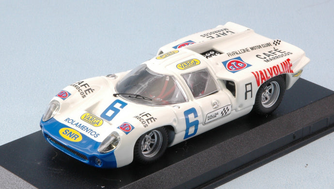 LOLA T70 COUPE' N.6 6th GP TARUMA 1971 A.C.AVALLONE 1:43
