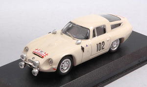 ALFA ROMEO TZ1 N 102 RALLY TOUR DE CORSE 1964 RICHARD - ROSINSKI WHITE 1:43