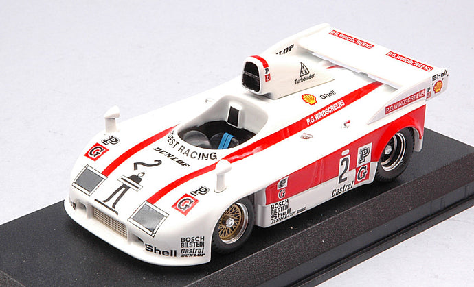PORSCHE 908/4 N 2 KYALAMI 1981 BRUNN - BARTH - MARTIN WHITE RED 1:43