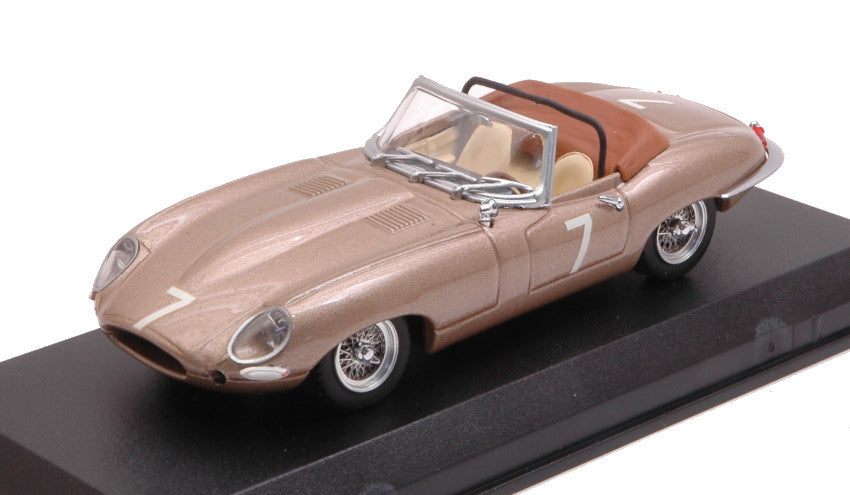 JAGUAR E SPIDER N.7 RACES DEL MAR USA 1961 W.BARNITZ 1:43