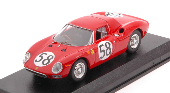 FERRARI 250LM 3.3L V12 TEAM N.A.R.T. N 58 24h LE MANS 1964 J.RINDT - D.PIPER RED 1:43