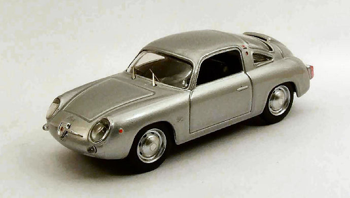 FIAT ABARTH 750 ZAGATO COUPE PROVA 1958 SILVER 1:43
