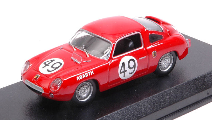 FIAT ABARTH 850S COUPE TEAM ABARTH CIE N 49 24h LE MANS 1960 SPYCHIER - FERET RED 1:43