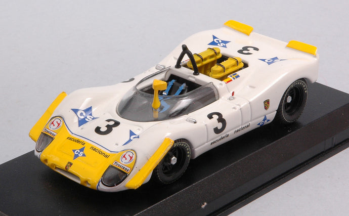 PORSCHE 908/2 N 3 JARAMA 1970 WISELL - BAGRATION WHITE YELLOW 1:43