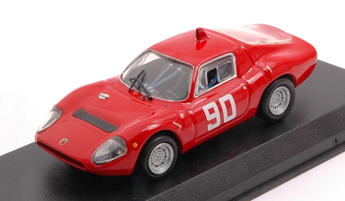 ABARTH OT1300 MUGELLO N 90 MUGELLO 1967 NESTI - HEZEMANS - FURTMAYR RED 1:43