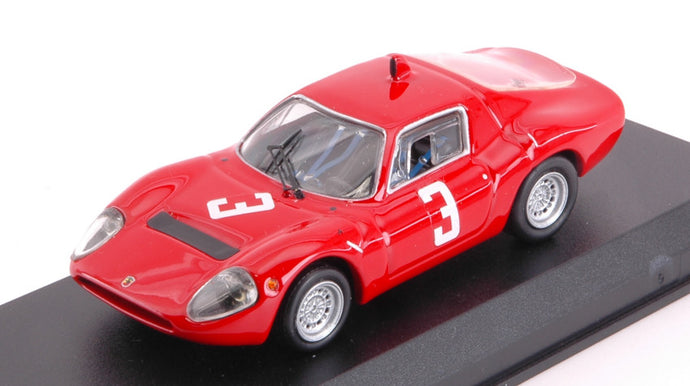 ABARTH OT1300 COUPE N 3 WINNER HOCKENHEIM 1967 T.HEZEMANS RED 1:43