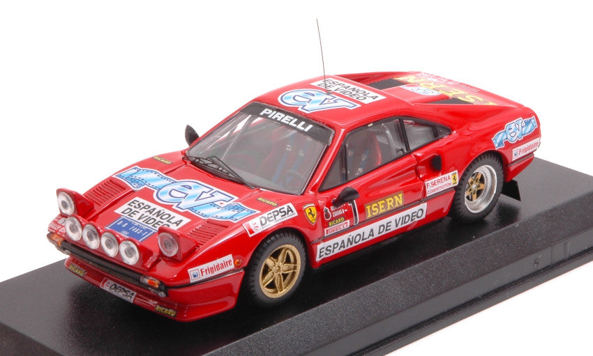 FERRARI 308 GTB N.1 RALLY DI SPAGNA 1984 ZANINI-OSONA 1:43