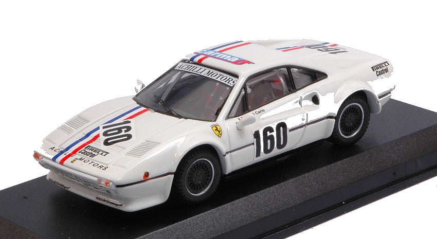 FERRARI 308 GTB COUPE N 160 CAMPIONATO ITALIANO VELOCITA' 1982 M.FINOTTO WHITE 1:43