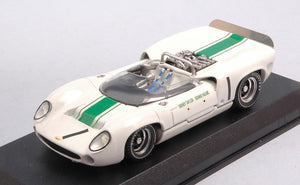 LOLA T70 SPIDER N 1 WINNER MALLORY PARK 1966 D.HULME WHITE 1:43