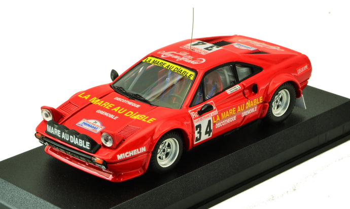 FERRARI 308 GTB Gr.4 N 34 TOUR DE FRANCE 1983 GAUTHIER - GAUTHIER RED 1:43