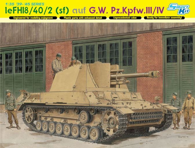 LE.FH 18/40/2 SFL AUF G.W.PZ.III/IV KIT 1:35
