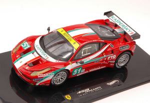 FERRARI 458 ITALIA GT2 N.51 13th LM 2011 FISICHELLA-BRUNI-VILANDER 1:43