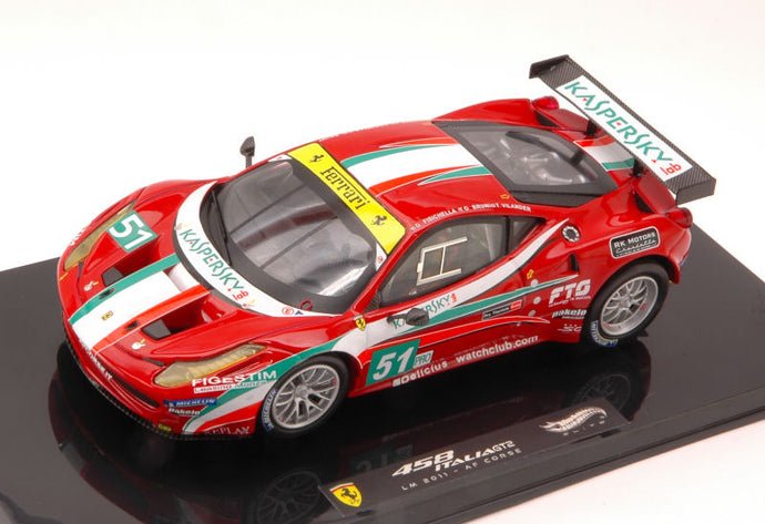 FERRARI 458 ITALIA GT2 N.51 13th LM 2011 FISICHELLA-BRUNI-VILANDER 1:43