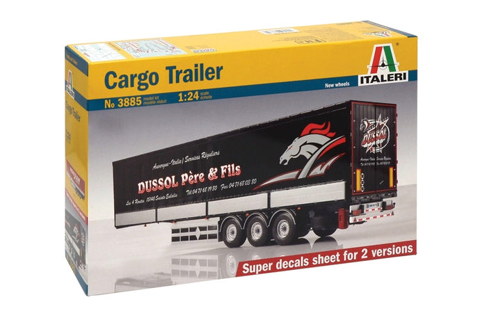 TRAILER TRAILER FOR TRUCK - RIMORCHIO TELONATO / 1:24