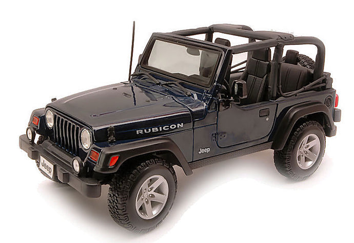 JEEP WRANGLER RUBICON 1997 BLUE 1:18