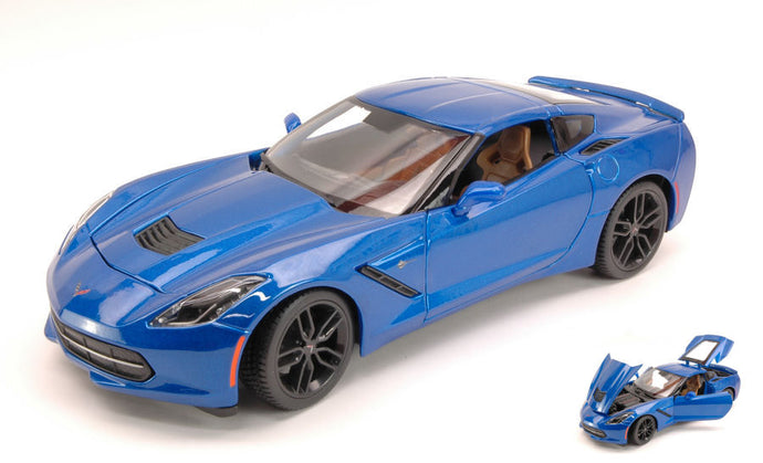 CORVETTE STINGRAY Z51 2014 BLUE 1:18