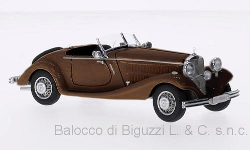 MERCEDES BENZ TYPE 290 (W18) ROADSTER 1936 BROWN 1:43