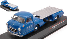 Indlæs billede til gallerivisning Mercedes Benz RENNTRANSPORTER &#39;DAS BLAUE WUNDER&#39; 1955 blå 1:43