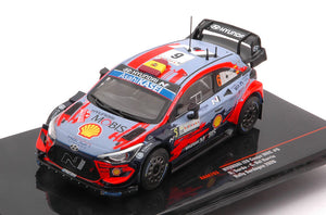 Hyundai i2 COUPE #6 SORDO/DEL BARRIO WRC RALLY SARDINIEN 2020 blå/rød 1:43