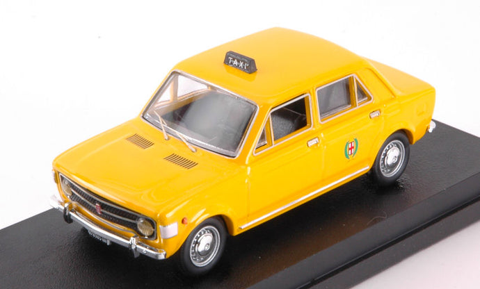 FIAT 128 TAXI MILANO 1971 - 4 PORTE - 4 DOORS YELLOW 1:43