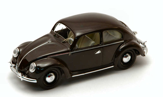 VOLKSWAGEN BEETLE 1200 DE LUXE 1953 BROWN 1:43