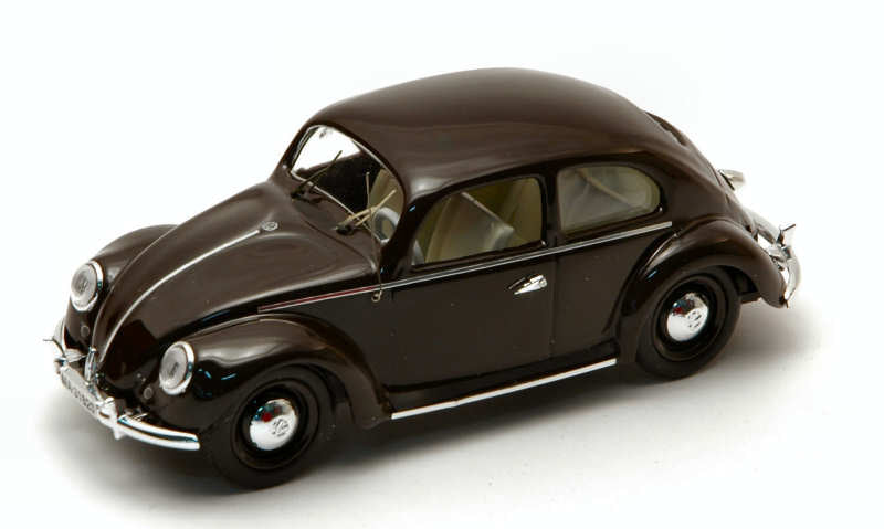 VOLKSWAGEN BEETLE 1200 DE LUXE 1953 BROWN 1:43