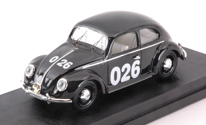 VOLKSWAGEN 1200 BEETLE N 026 MILLE MIGLIA 1953 BLACK 1:43
