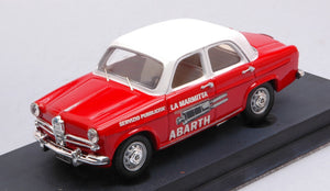 ALFA ROMEO GIULIETTA SERVIZIO MARMITTE ABARTH 1957 RED WHITE 1:43
