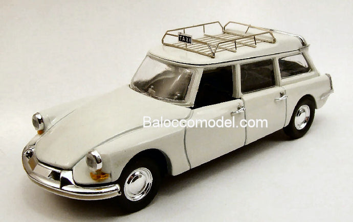 CITROEN ID19 BREAK TAXI 1959 WHITE 1:43