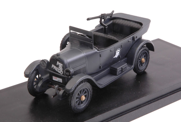 FIAT 501 OPEN REPUBBLICA DI SALO' - ME NE FREGO 1944 MATT BLACK 1:43