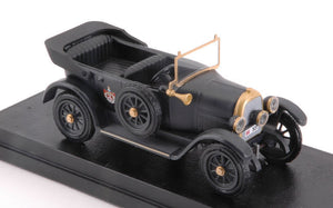 FIAT 501S SAETTA DEL RE VITTORIO EMANUELE II 1915-1918 BLACK 1:43
