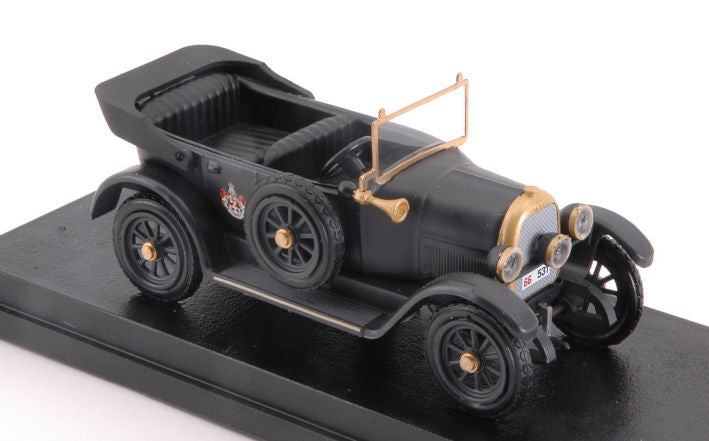 FIAT 501S SAETTA DEL RE VITTORIO EMANUELE II 1915-1918 BLACK 1:43