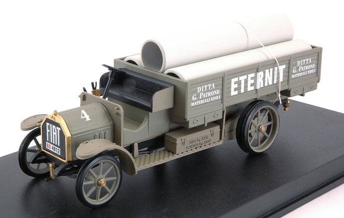 FIAT 18 BL TRUCK AUTOCARRO IMPRESA EDILE - ETERNIT 1916 GREEN 1:43