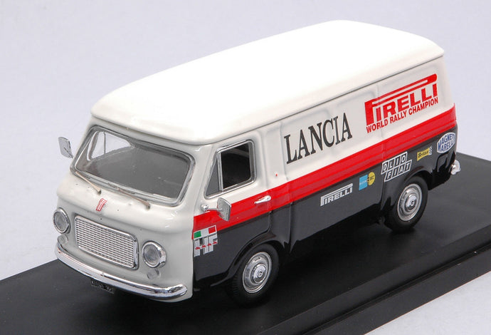 FIAT 238 VAN ASSISTENZA LANCIA WRC 1970 WHITE BLACK RED 1:43