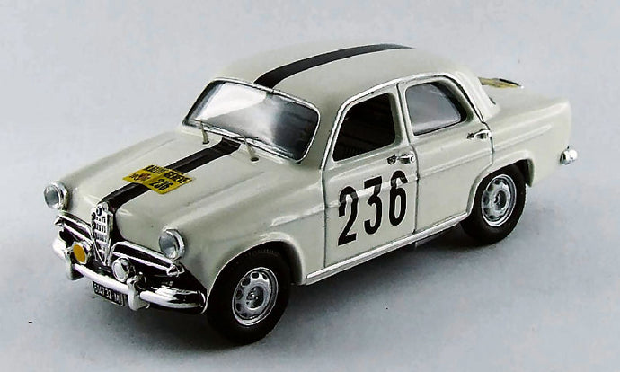 ALFA ROMEO GIULIETTA T.I. N.236 RALLY DI GINEVRA 1963 A.CAVALLARI 1:43
