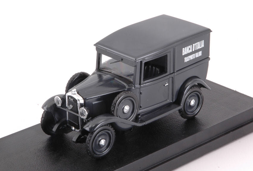 FIAT BALILLA VAN 1936 - TRASPORTO VALORI BANCA D'ITALIA BLACK 1:43