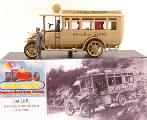 FIAT 18BL AUTOCORRIERA VALLESAVIO 1910-1915 ED.LIM.PCS 50 1:43