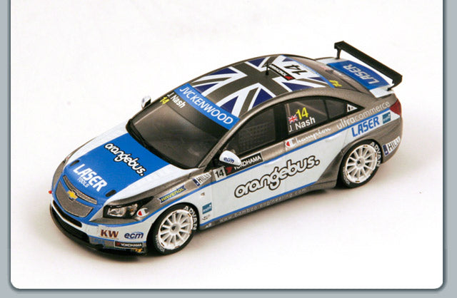 CHEVROLET CRUZE 1.6T N.14 WTCC 2013 JAMES NASH 1:43