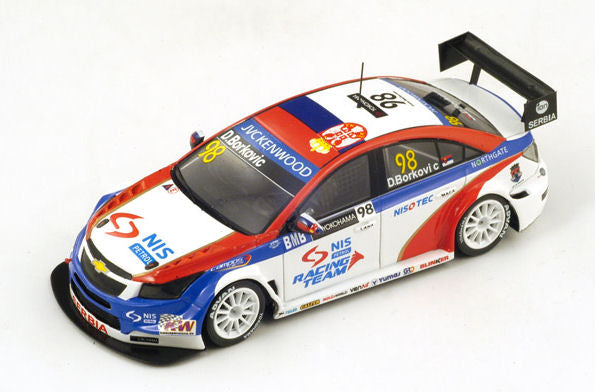 CHEVROLET CRUZE N.98 HUNGARORING WTCC 2014 D.BORKOVIC 1:43