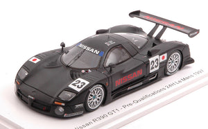 Nissan R390 GT1 #23 HOSHINO/COMAS/KAGEYAMA PRE-QUALI 24H LE MANS 1997 sort/rød 1:43
