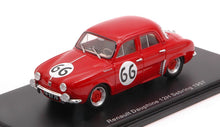 Indlæs billede til gallerivisning RENAULT DAUPHINE N.66 37th 12 H SEBRING 1957 P.FRERE-J.LUCAS 1:43