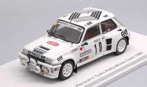 RENAULT 5 TURBO N.10 MONTE CARLO 1985 D.SNOBECK-J.P.BECHU 1:43