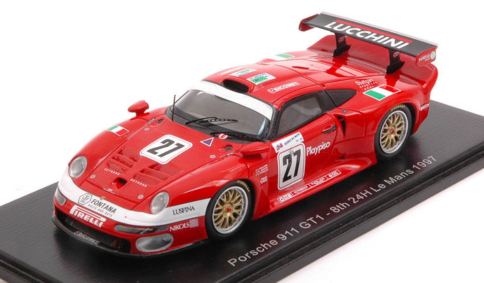PORSCHE 911 GT1 N.27 8th LM1997 PESCATORI-MARTINI-HERRMANN 1:43