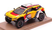 Indlæs billede til gallerivisning Peugeot 3008 DKR #325 PH-SPORT LACHAUME/POLATO DAKAR RALLY 2019 gul/rød/blå 1:43
