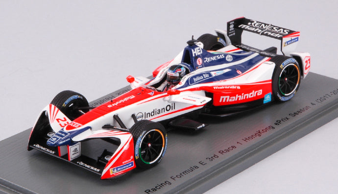 MAHINDRA N.23 3rd Rd.1 HONG KONG FORMULA E (2017-2018) N.HEIDFIELD 1:43